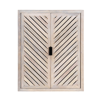 Mezzeta Tall Wood Bath Cabinet