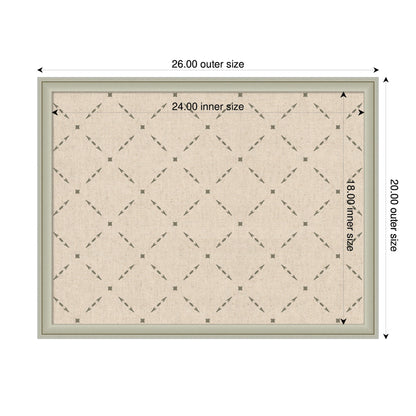 Pinboard Green Lattice Print