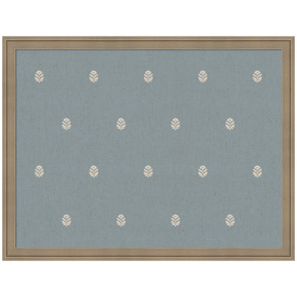 Pinboard Blue Botanical Block Print