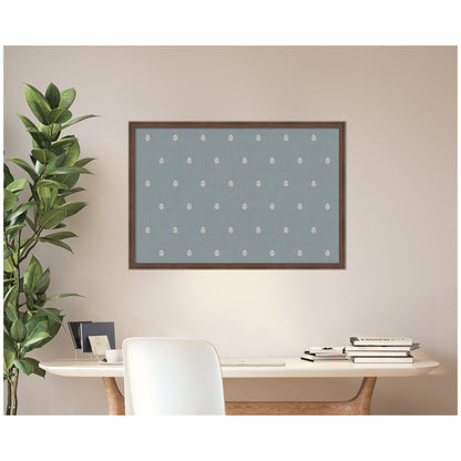 Pinboard Blue Botanical Block Print