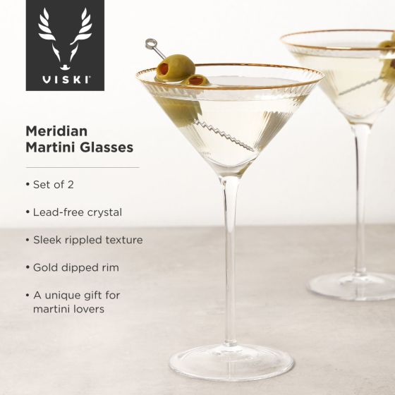 Meridian Martini Glasses (Set of 2)