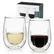 Double Walled Wine Glasses