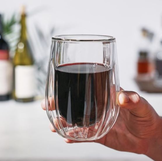 Double Walled Wine Glasses