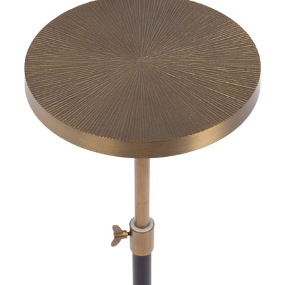 Engles Adjustable Embossed Metal Table and Plant Stand