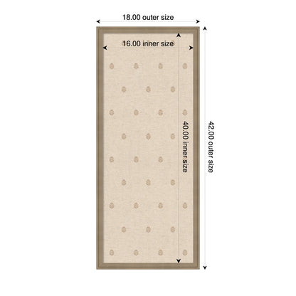 Pinboard Beige Botanical Block Print