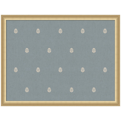Pinboard Blue Botanical Block Print