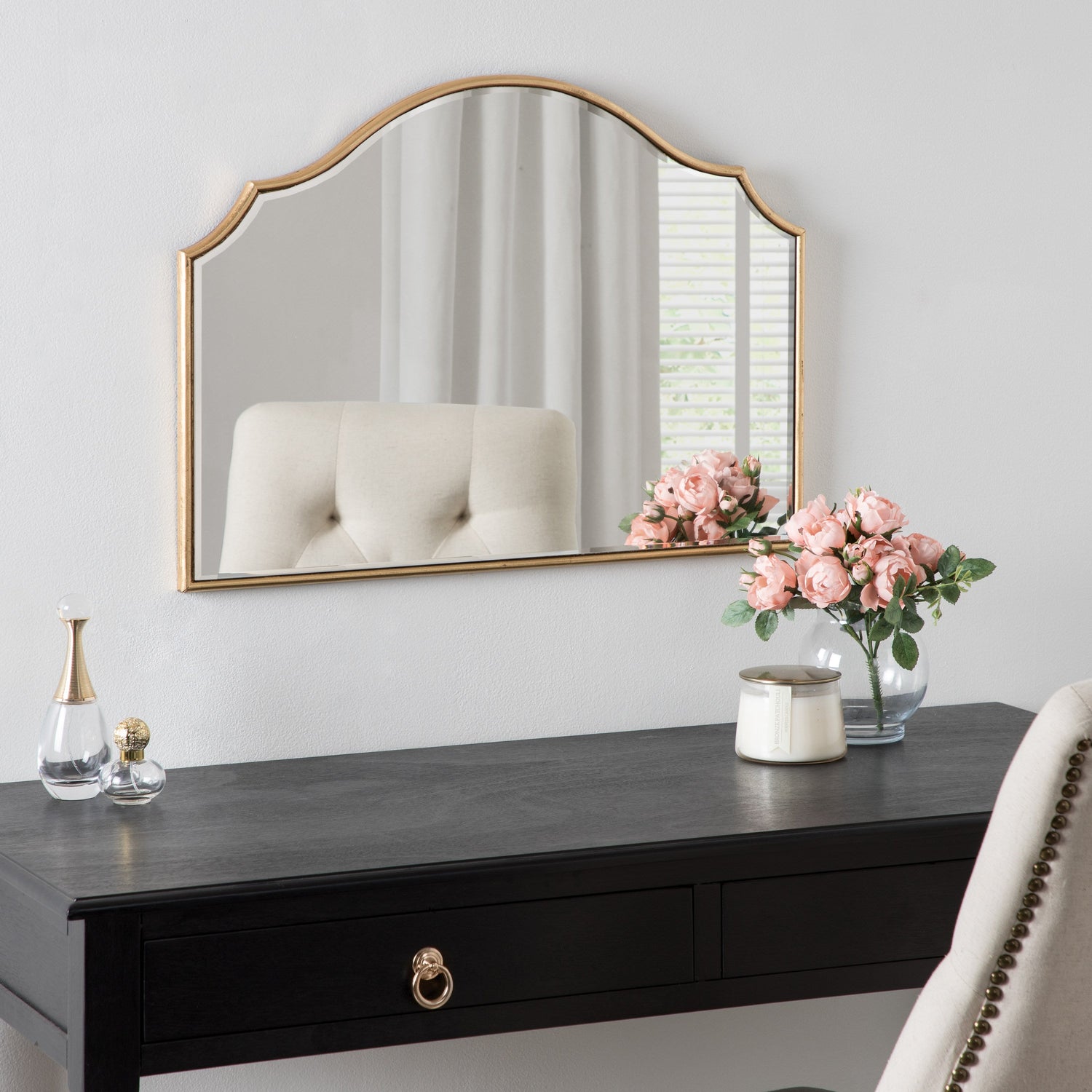 Leanna Framed Arch Wall Mirror
