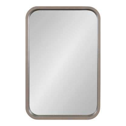 Hutton Wood Framed Radius Rectangle Mirror