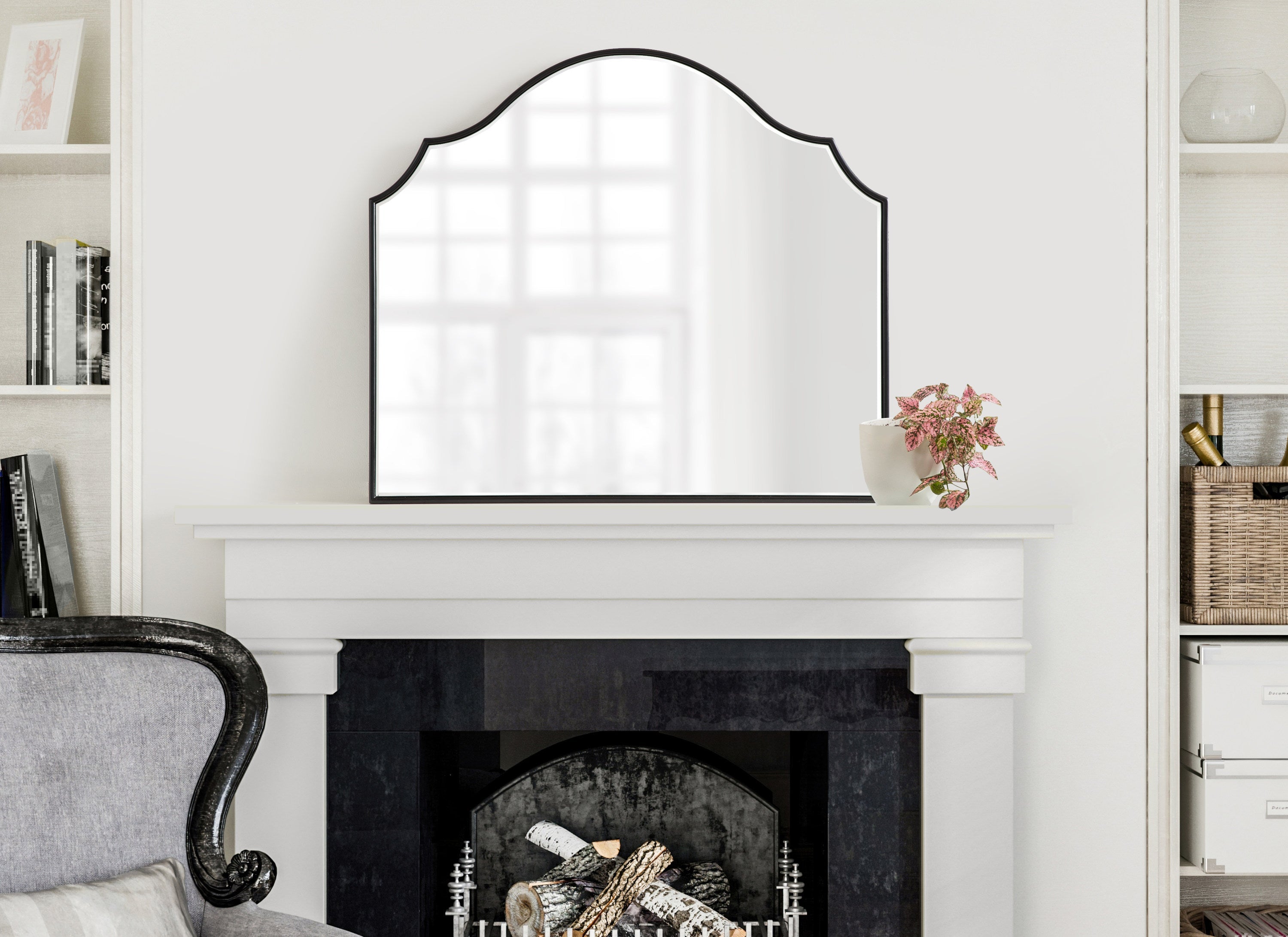 Leanna Framed Arch Wall Mirror