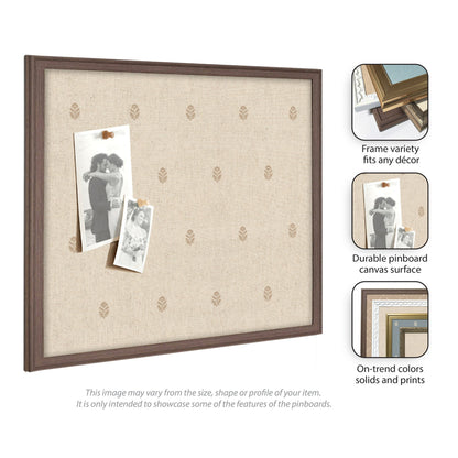 Pinboard Beige Botanical Block Print