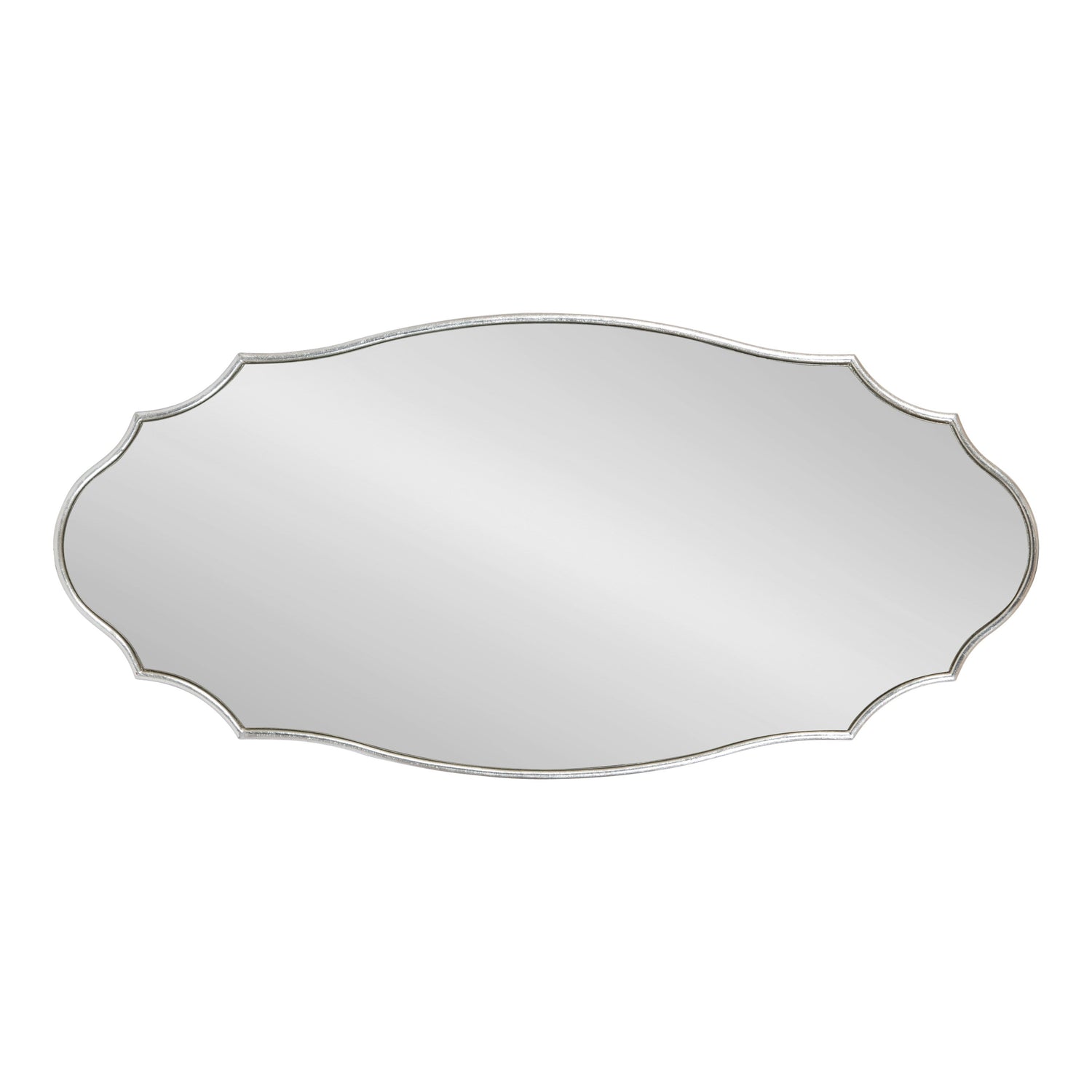 Leanna Scalloped Oval Wall Mirror
