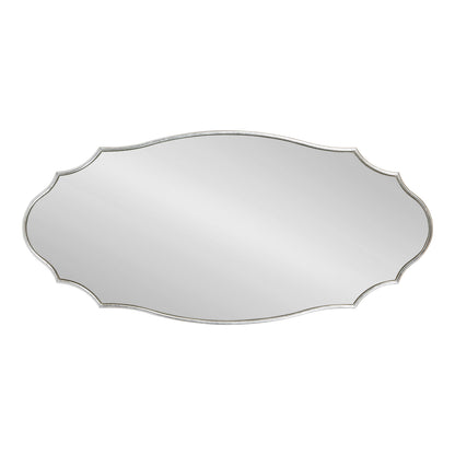 Leanna Scalloped Oval Wall Mirror