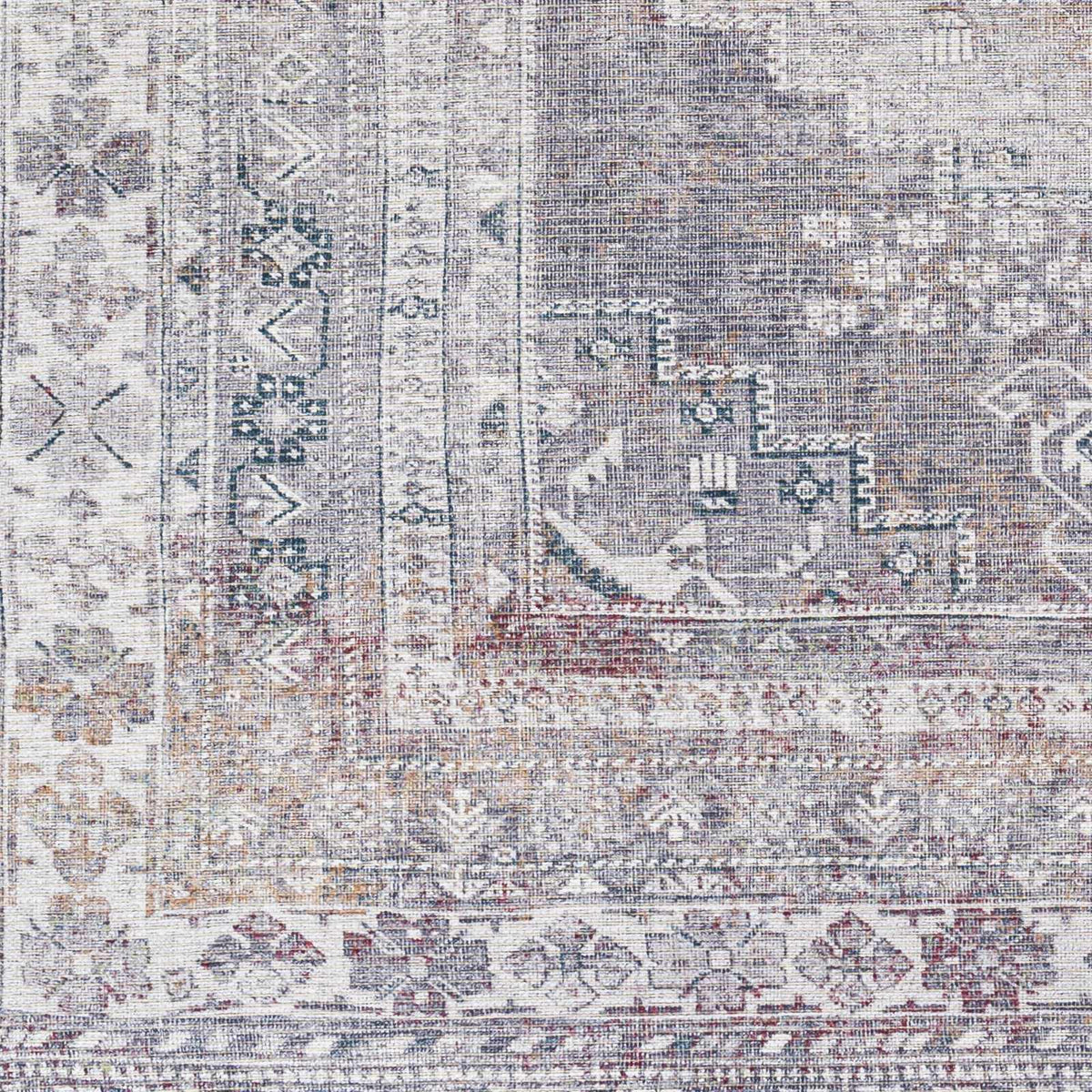 Baltinglass Gray Tumble Dry Washable Rug - Promo