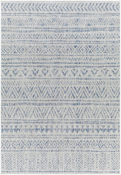 Novato Gray All Over Pattern Performance Outdoor Rug - Clearance