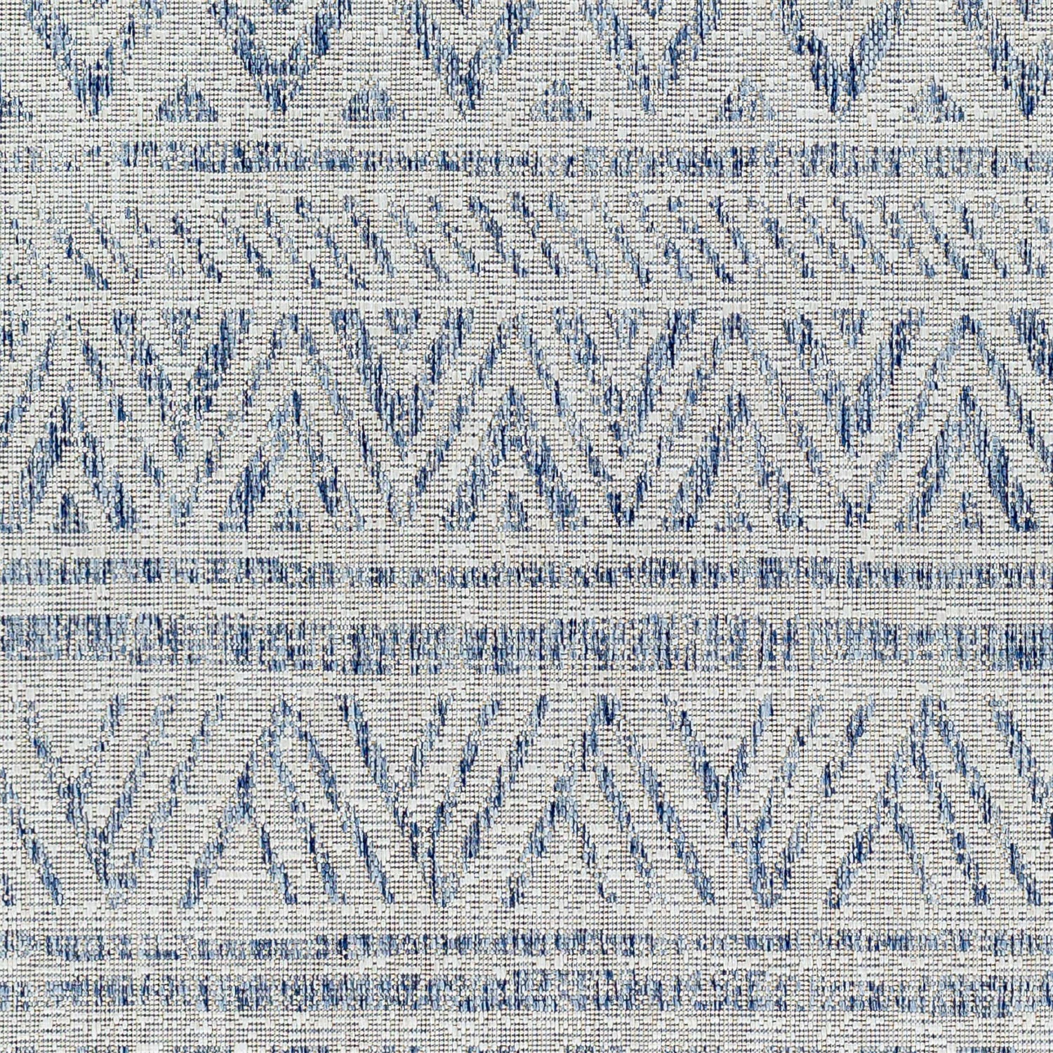 Novato Gray All Over Pattern Performance Outdoor Rug - Clearance
