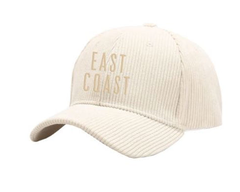 East Coast Creme Corduroy Cap