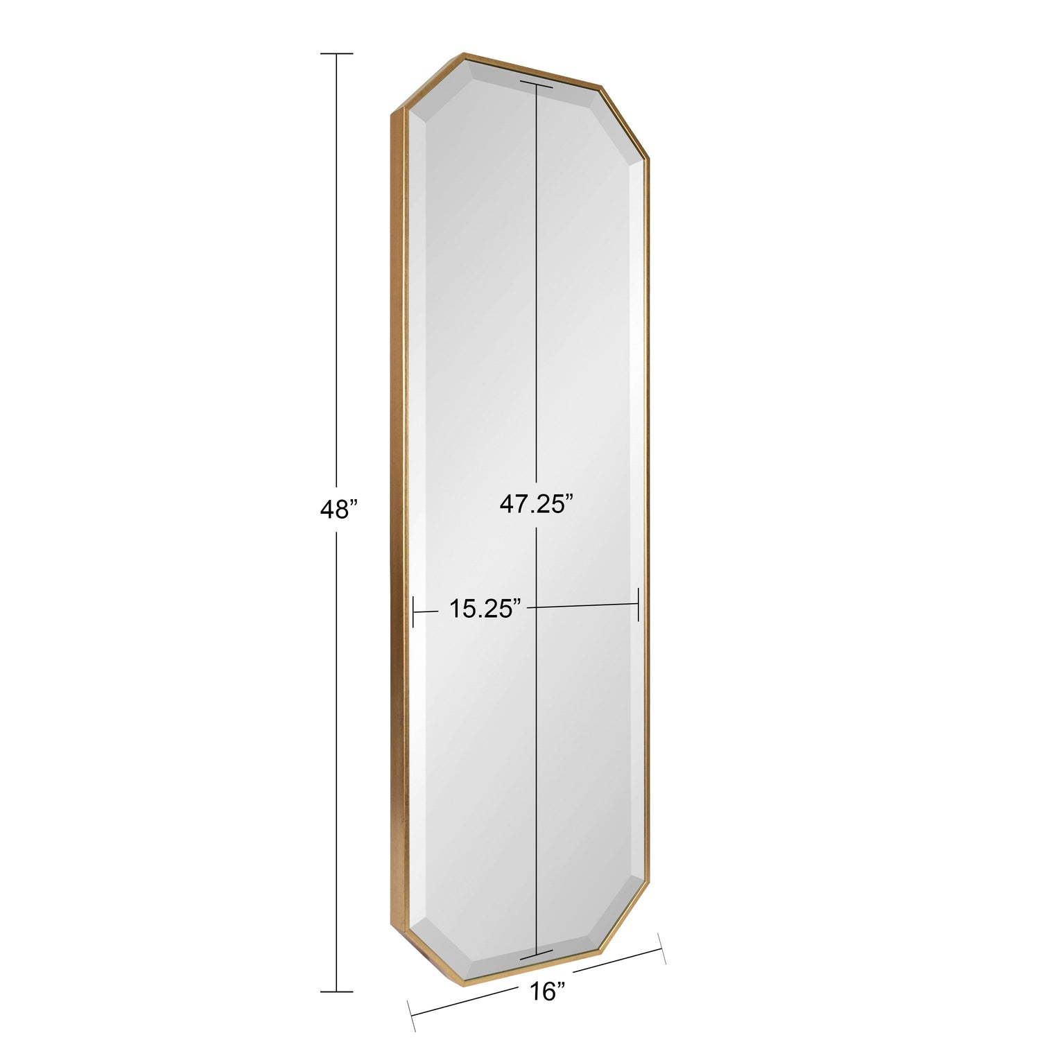 Rhodes Octagon Framed Wall Mirror