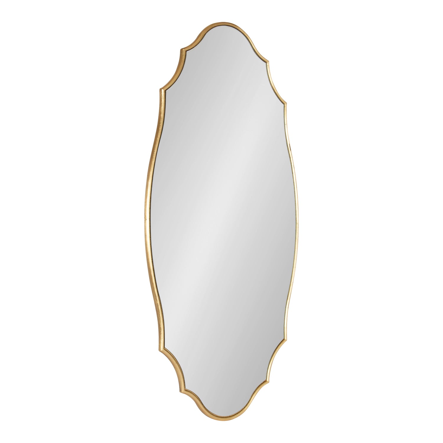 Leanna Scalloped Oval Wall Mirror