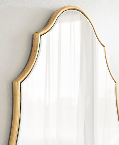 Leanna Scalloped Oval Wall Mirror