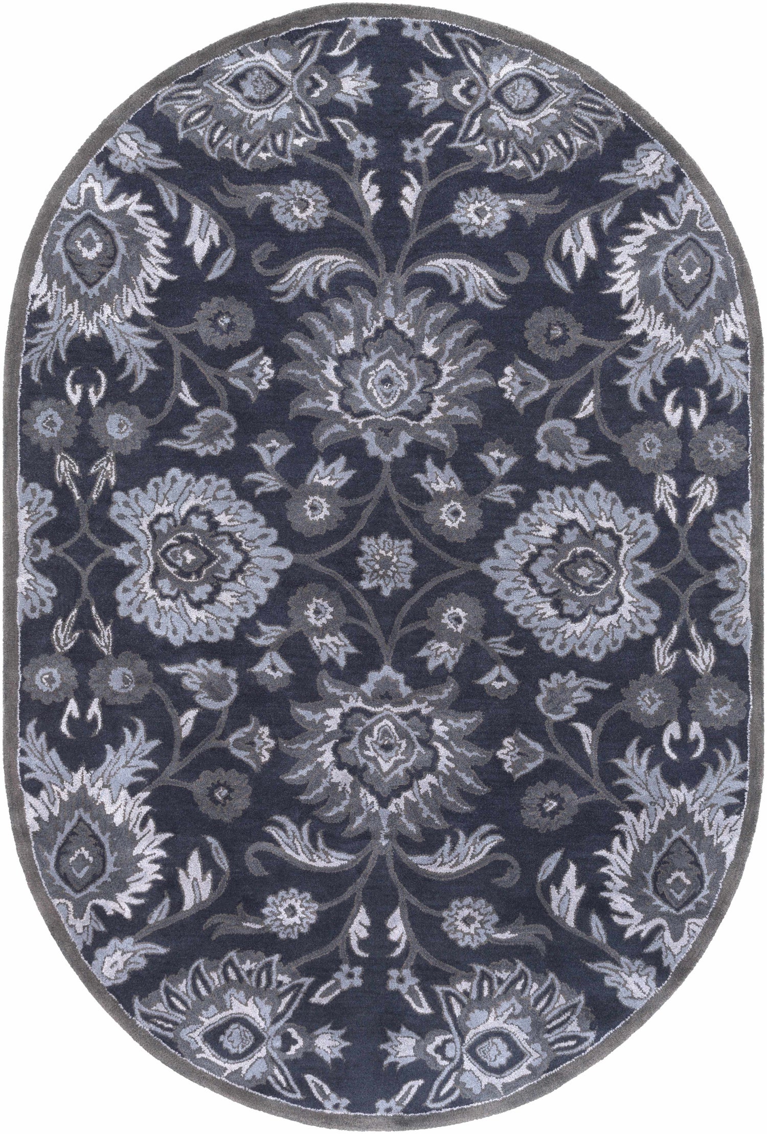 Conesus Hand Tufted Blue 1191 Area Rug - Clearance