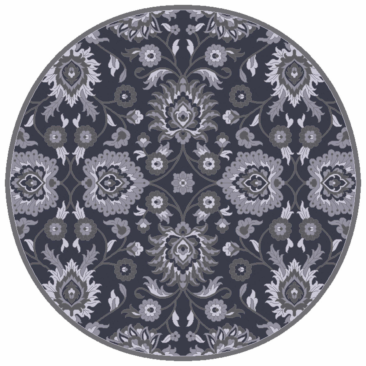 Conesus Hand Tufted Blue 1191 Area Rug - Clearance