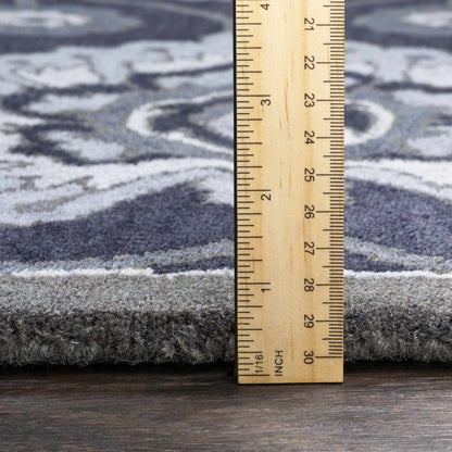 Conesus Hand Tufted Blue 1191 Area Rug - Clearance