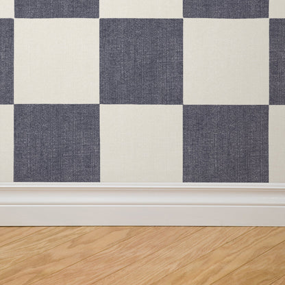 Eli (Blue) Wallpaper - 8 FT H X 17.4 FT W LUXE