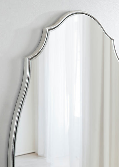 Leanna Scalloped Oval Wall Mirror