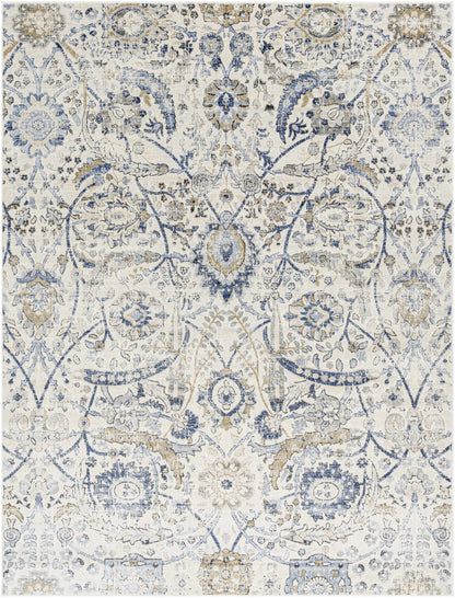 Georgiana Blue &amp; Beige Oushak Rug