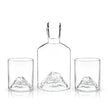 Mountain Decanter and Tumblers