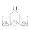 Mountain Decanter and Tumblers