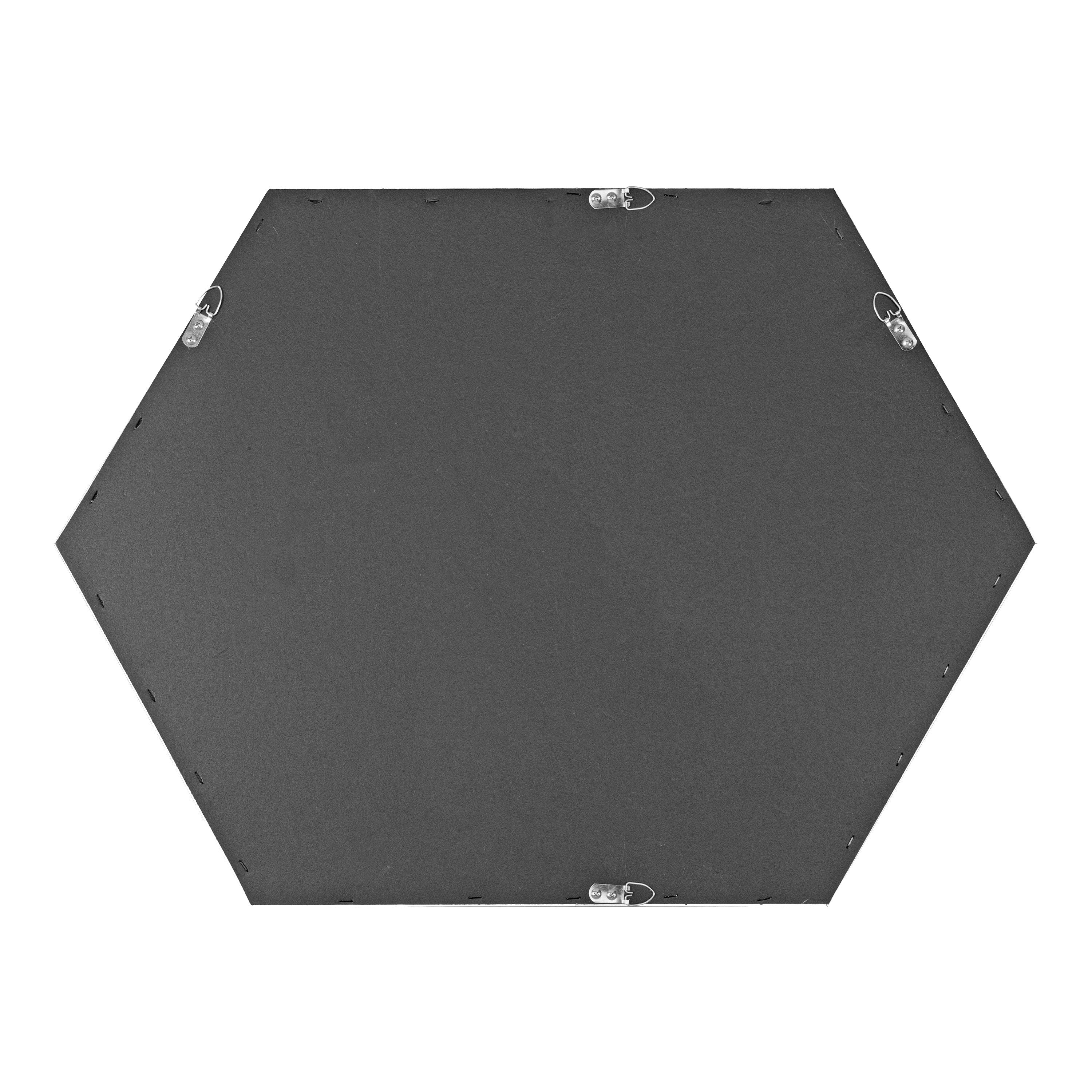 Rhodes Framed Hexagon Wall Mirror