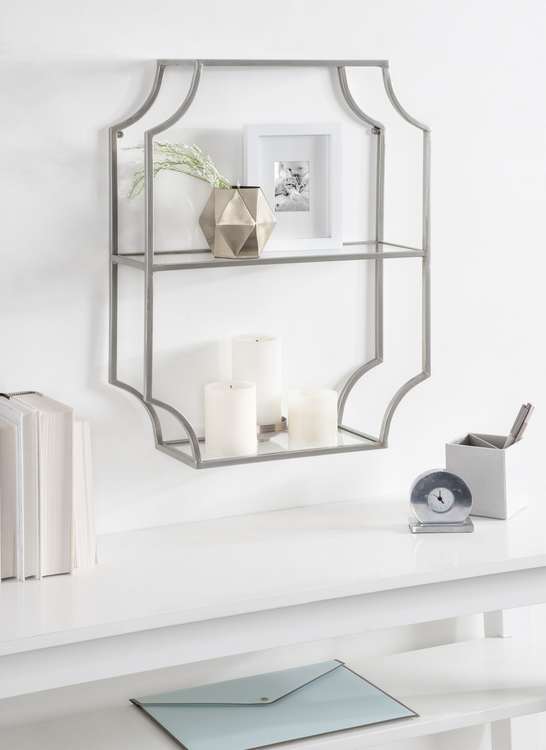 Ciel Metal Wall Shelf