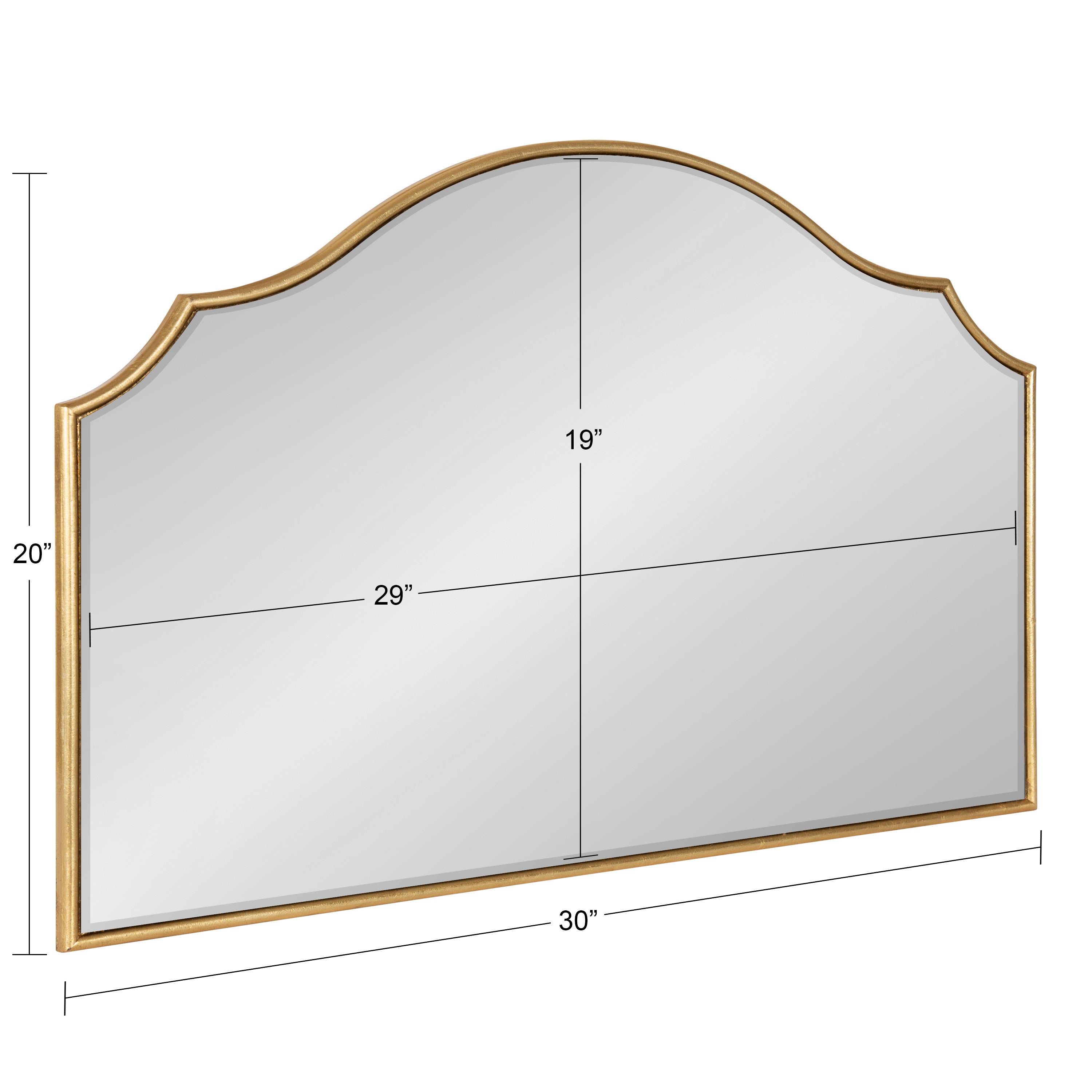 Leanna Framed Arch Wall Mirror