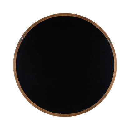 Hatherleigh Round Wood Wall Mirror
