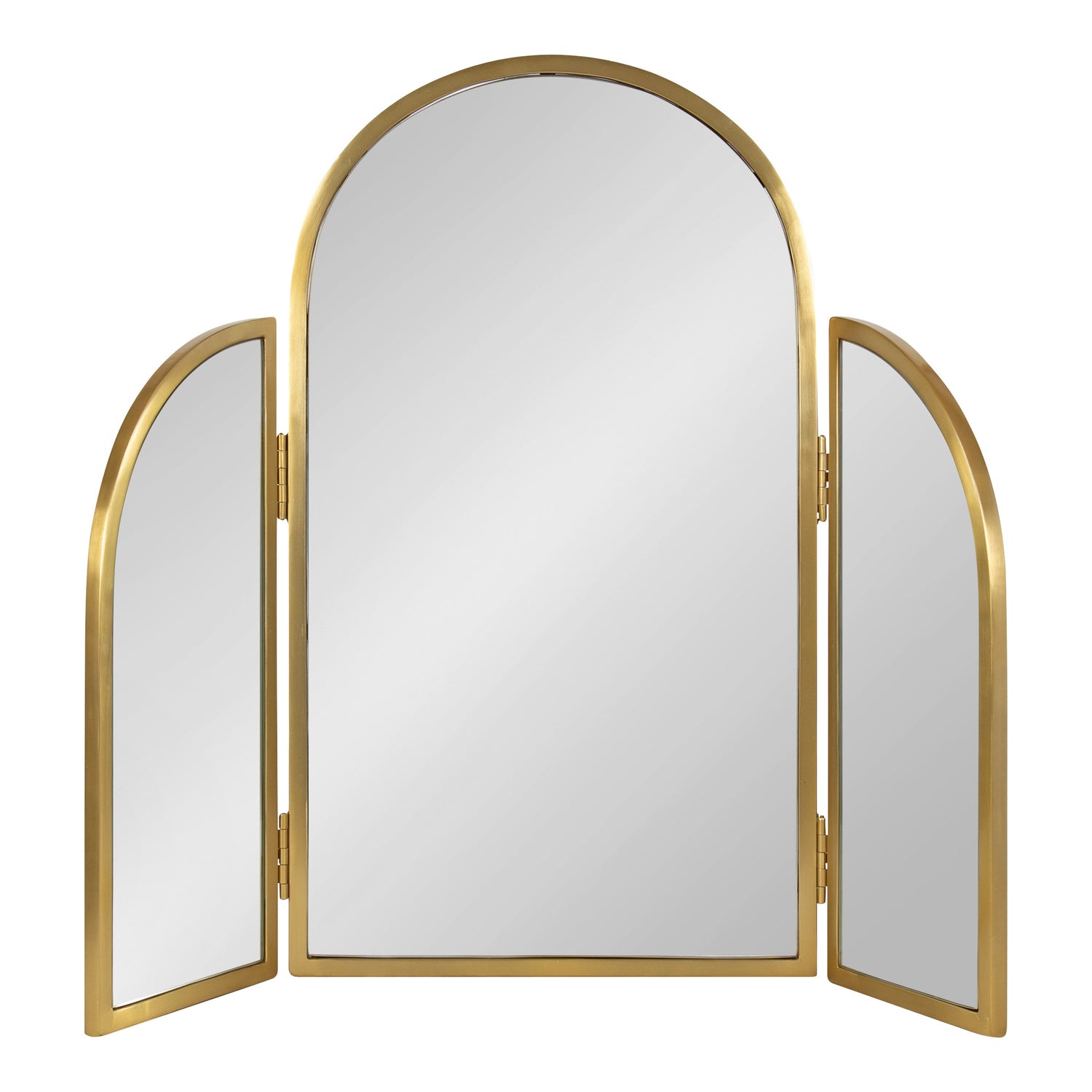 Amoli Tri-Fold Arch Metal Mirror