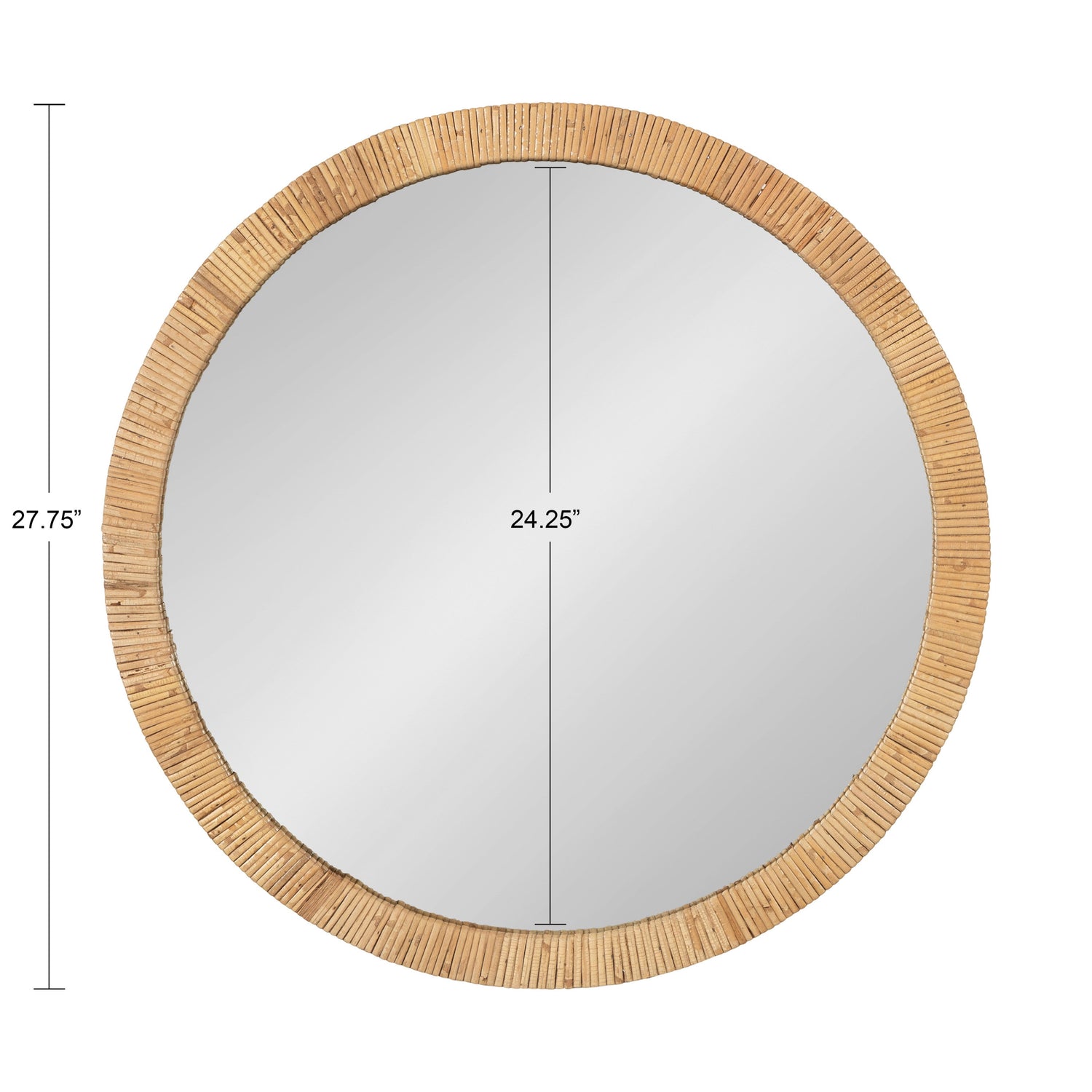 Rahfy Round Framed Wall Mirror