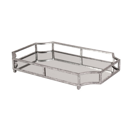 Ciel Metal Mirrored Scalloped Decorative Tray