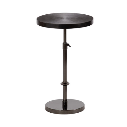 Engles Adjustable Embossed Metal Table and Plant Stand