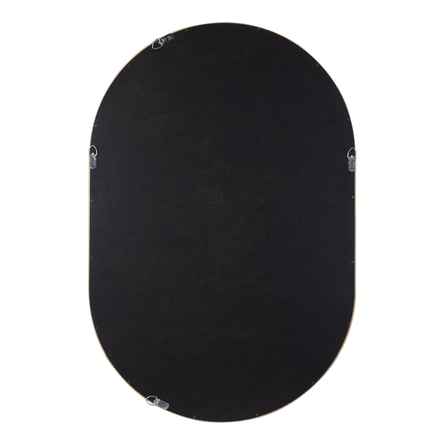 Hutton Wood Framed Capsule Mirror