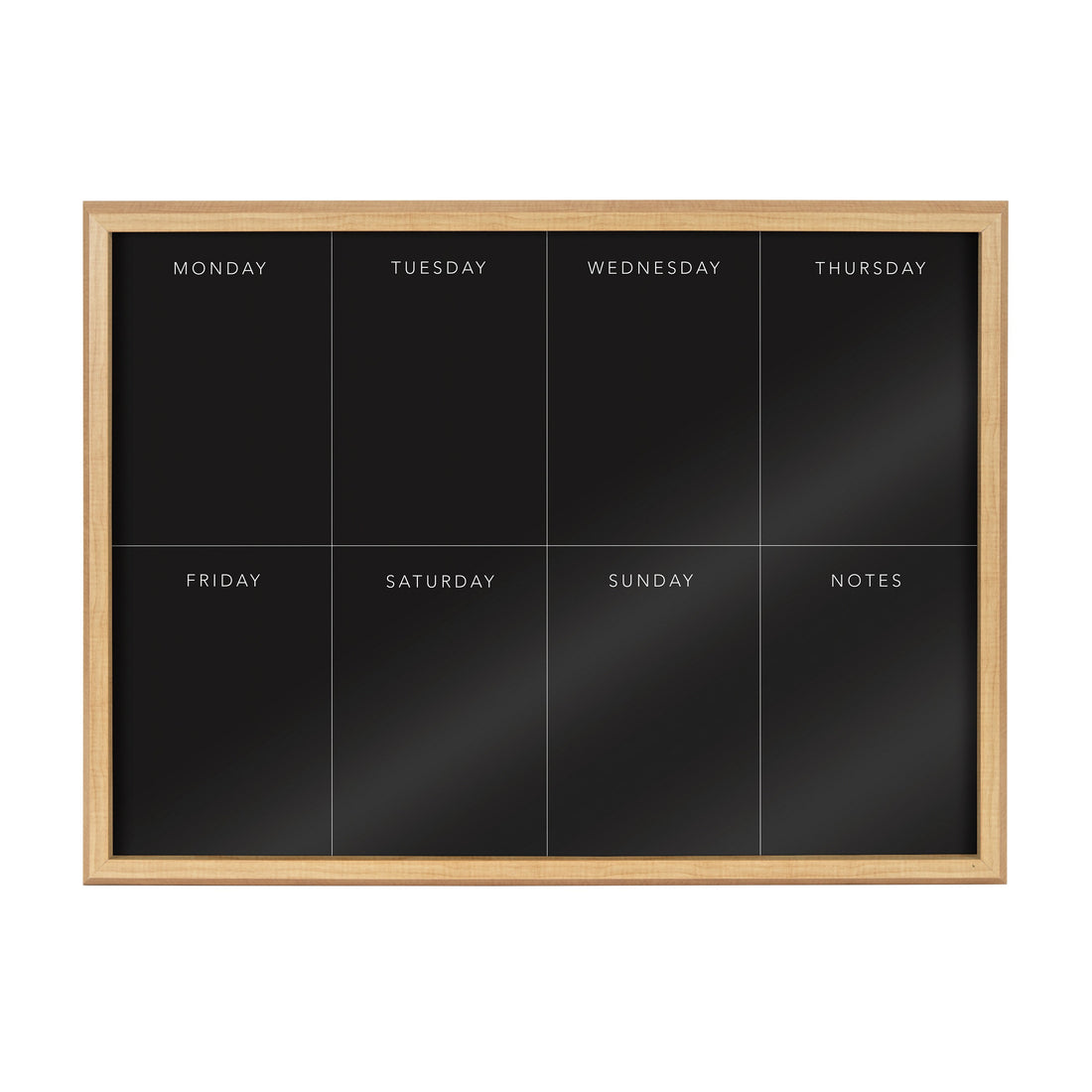 Blake This Week Black Framed Printed Glass by The Creative Bunch Studio