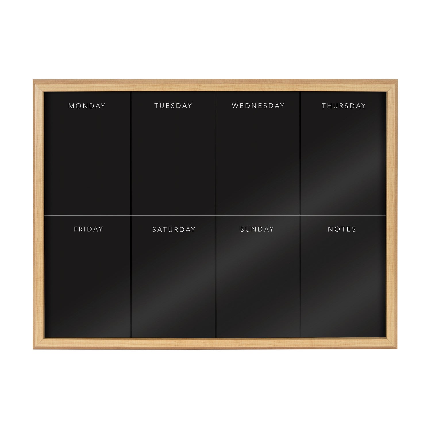 Blake This Week Black Framed Printed Glass by The Creative Bunch Studio