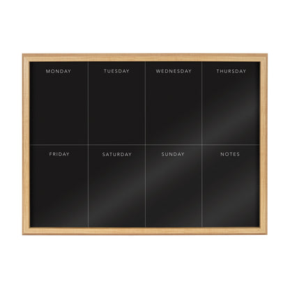 Blake This Week Black Framed Printed Glass by The Creative Bunch Studio