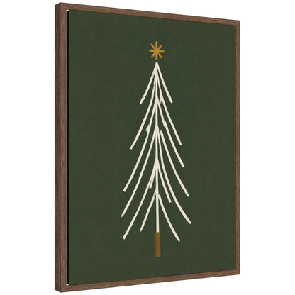 Minimalist Tree by Laura Moss Framed Canvas Wall Art Print