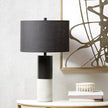 Fulton Concrete Table Lamp- Black/Grey