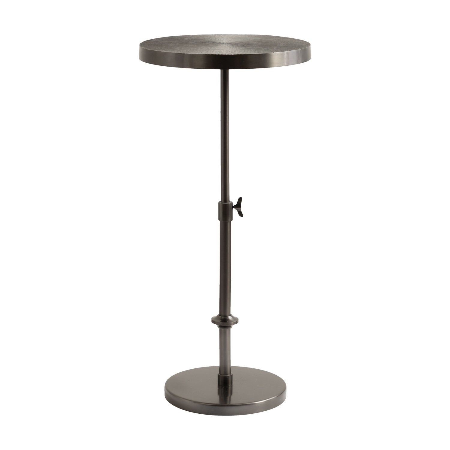 Engles Adjustable Embossed Metal Table and Plant Stand
