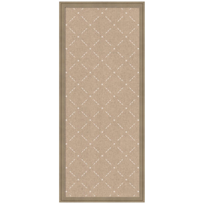 Pinboard Beige Lattice Pattern