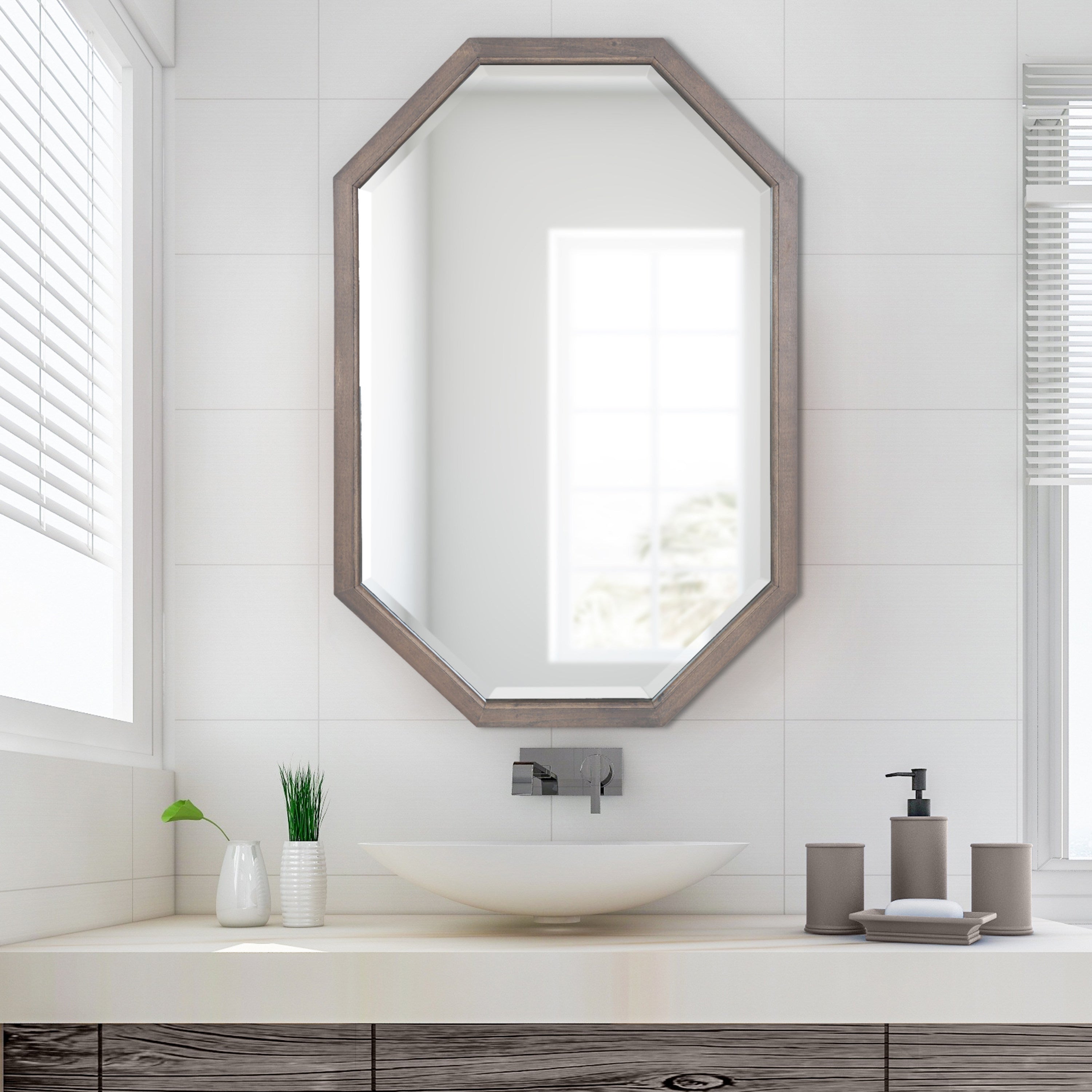 Hogan Framed Octagon Wall Mirror