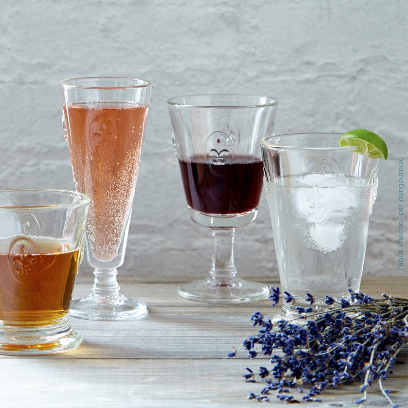 Fleur de Lys Wine Glasses – Set of 6
