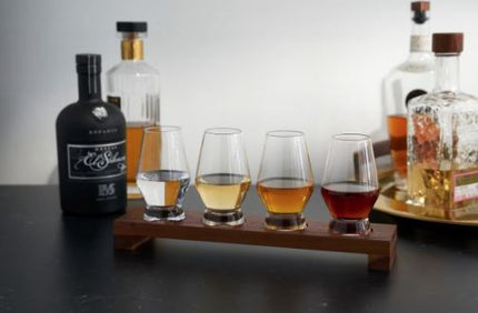 Raye Crystal Spirits Tasting Glass Flight